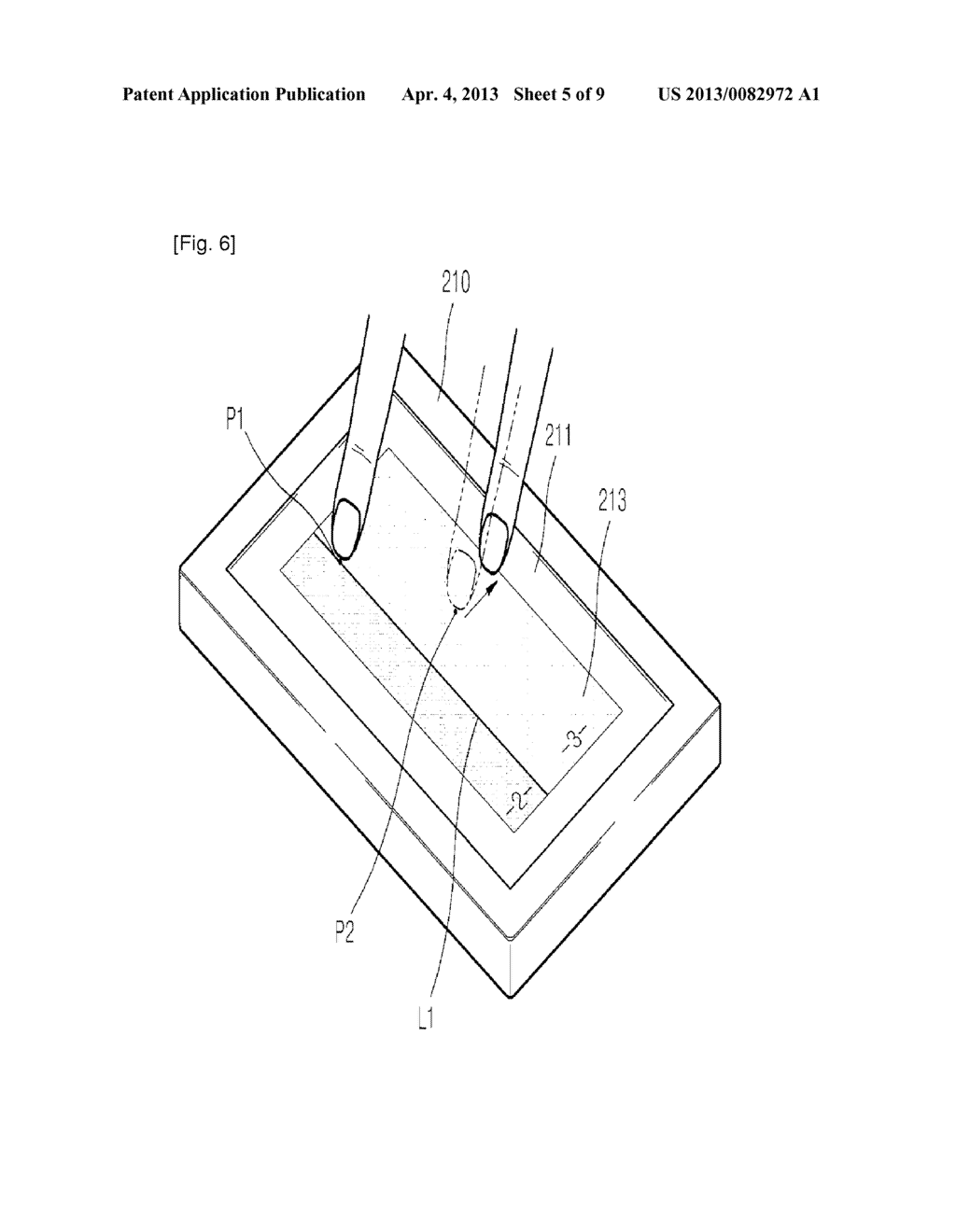 METHOD AND DEVICE FOR CONTROLLING CONTENTS USING TOUCH, RECORDING MEDIUM     THEREFOR, AND USER TERMINAL HAVING SAME - diagram, schematic, and image 06