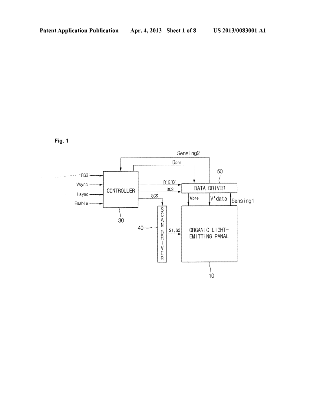 ORGANIC LIGHT-EMITTING DISPLAY DEVICE - diagram, schematic, and image 02