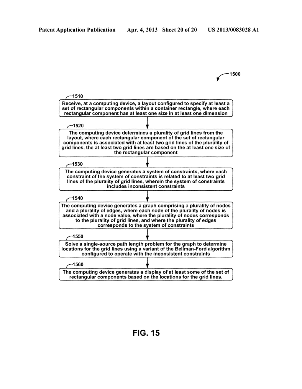 EFFICIENT LAYOUT OF COMPONENTS ON A USER-INTERFACE - diagram, schematic, and image 21