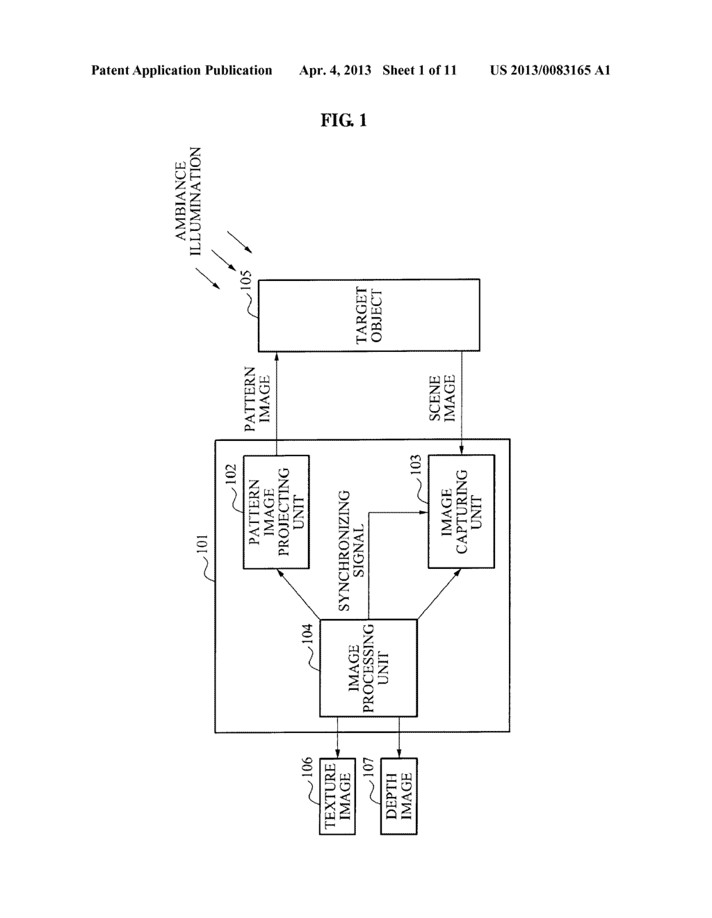 APPARATUS AND METHOD FOR EXTRACTING TEXTURE IMAGE AND DEPTH IMAGE - diagram, schematic, and image 02