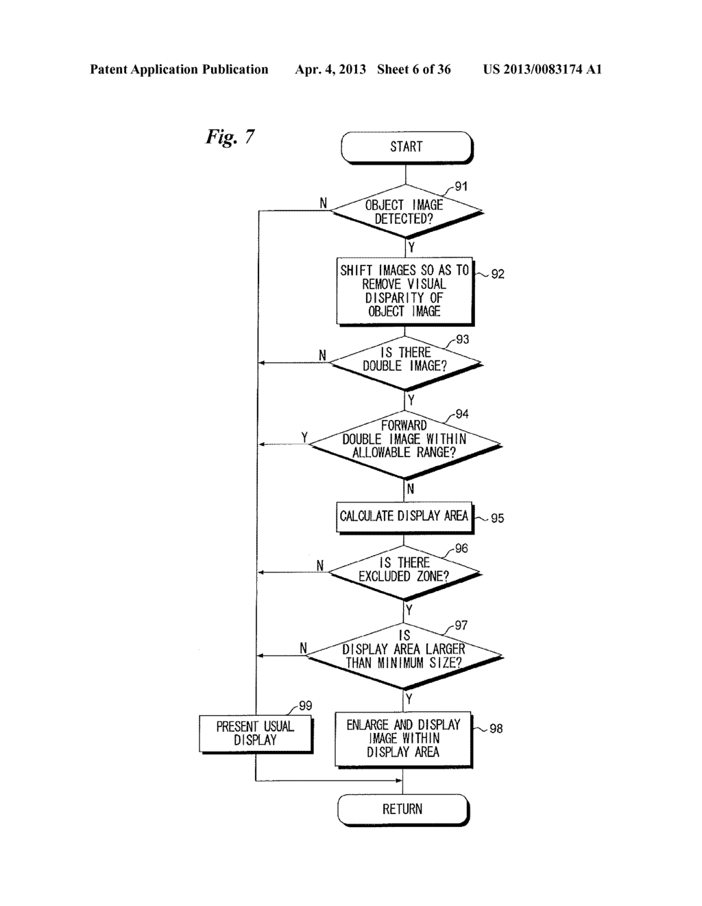 STEREOSCOPIC IMAGE CONTROL APPARATUS, AND METHOD AND PROGRAM FOR     CONTROLLING OPERATION OF SAME - diagram, schematic, and image 07