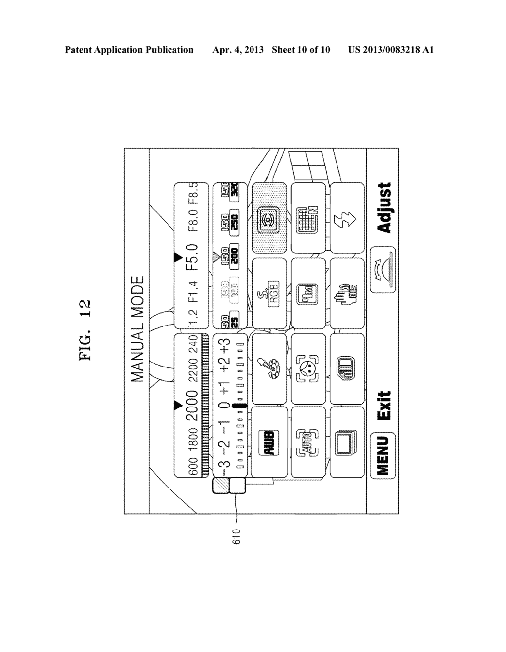 DIGITAL PHOTOGRAPHING APPARATUS, METHOD OF CONTROLLING THE SAME, AND     COMPUTER-READABLE STORAGE MEDIUM - diagram, schematic, and image 11