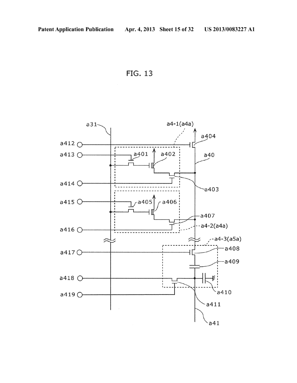 SOLID-STATE IMAGE CAPTURING ELEMENT AND METHOD FOR DRIVING SOLID-STATE     IMAGE CAPTURING ELEMENT - diagram, schematic, and image 16