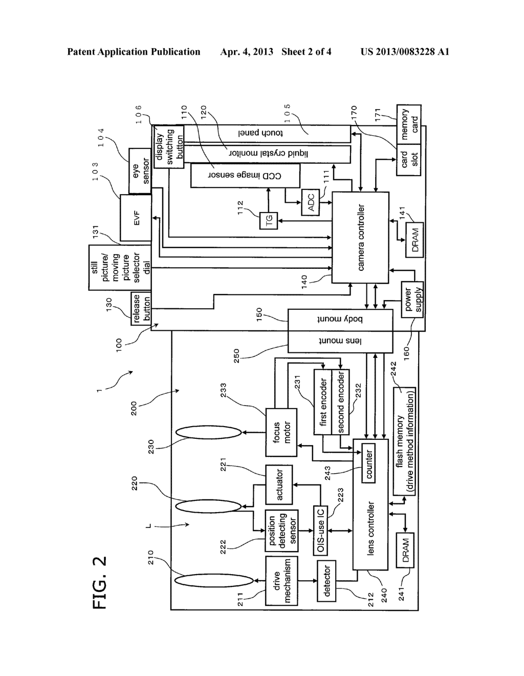 IMAGE CAPTURING DEVICE, METHOD FOR CONTROLLING IMAGE CAPTURING DEVICE, AND     PROGRAM USED IN CONTROL METHOD - diagram, schematic, and image 03