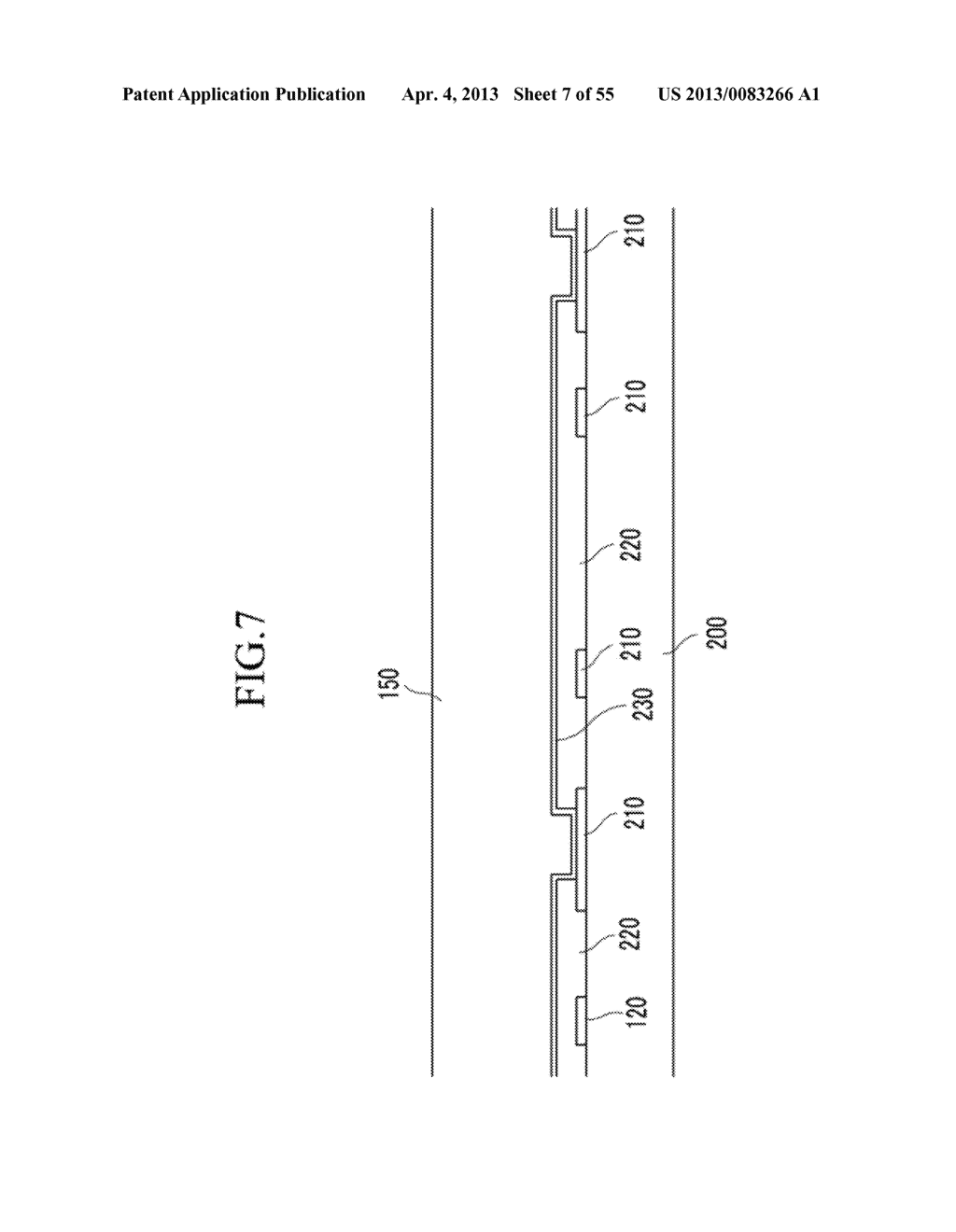 LIQUID CRYSTAL DISPLAY INCLUDING A SPACER ELEMENT AND METHOD FOR     FABRICATING THE SAME - diagram, schematic, and image 08