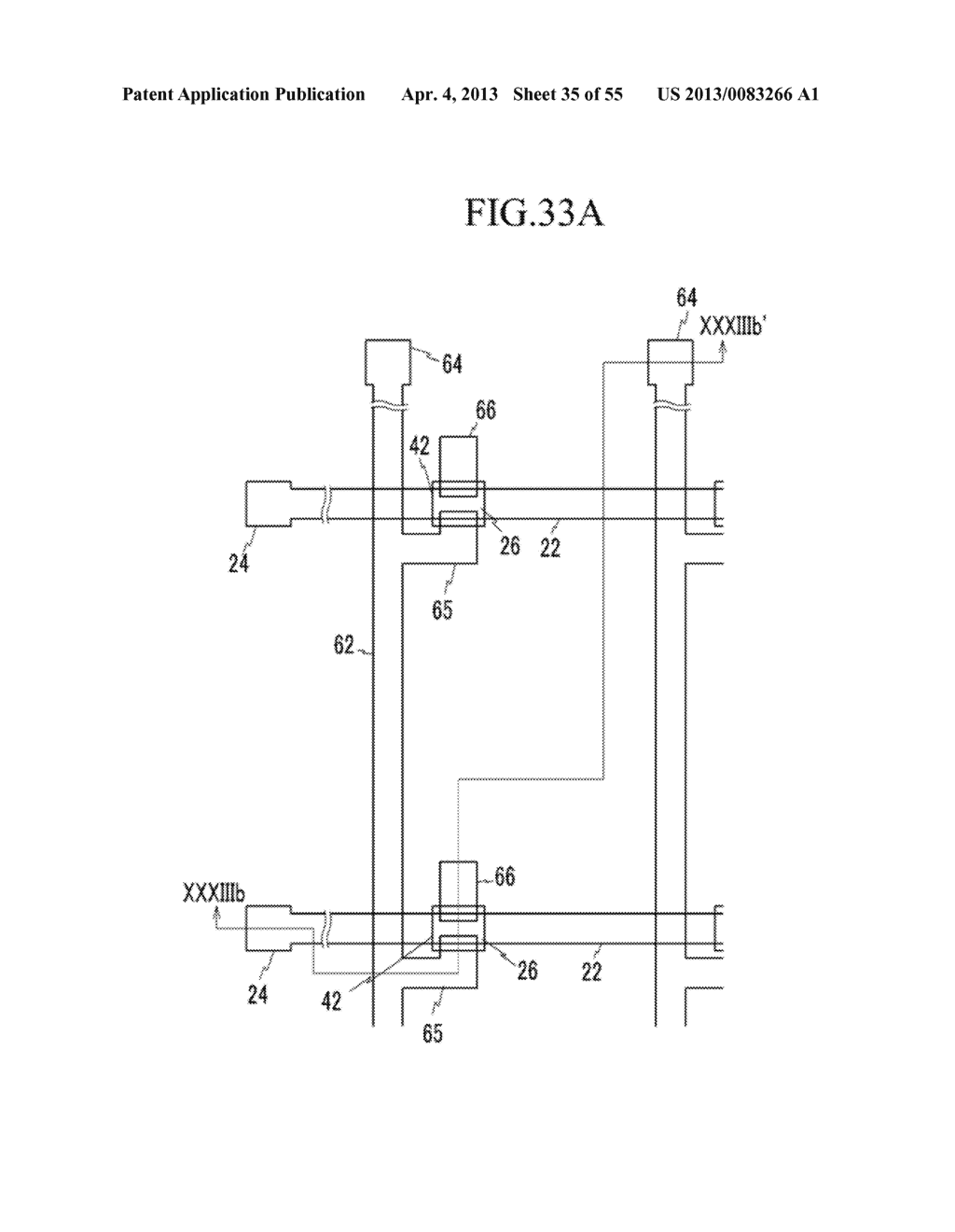 LIQUID CRYSTAL DISPLAY INCLUDING A SPACER ELEMENT AND METHOD FOR     FABRICATING THE SAME - diagram, schematic, and image 36