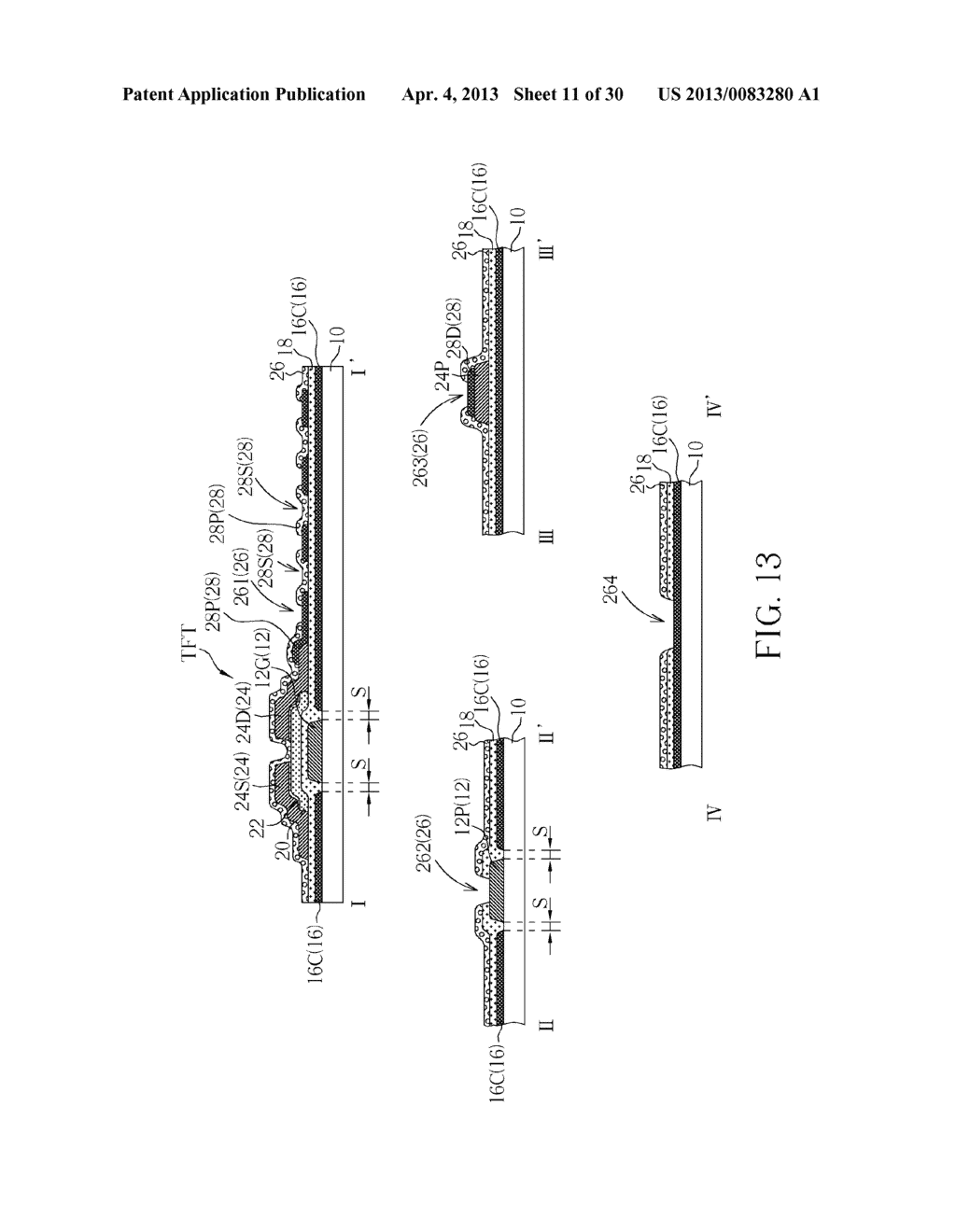 ARRAY SUBSTRATE OF FRINGE FIELD SWITCHING MODE LIQUID CRYSTAL DISPLAY     PANEL AND METHOD OF MANUFACTURING THE SAME - diagram, schematic, and image 12