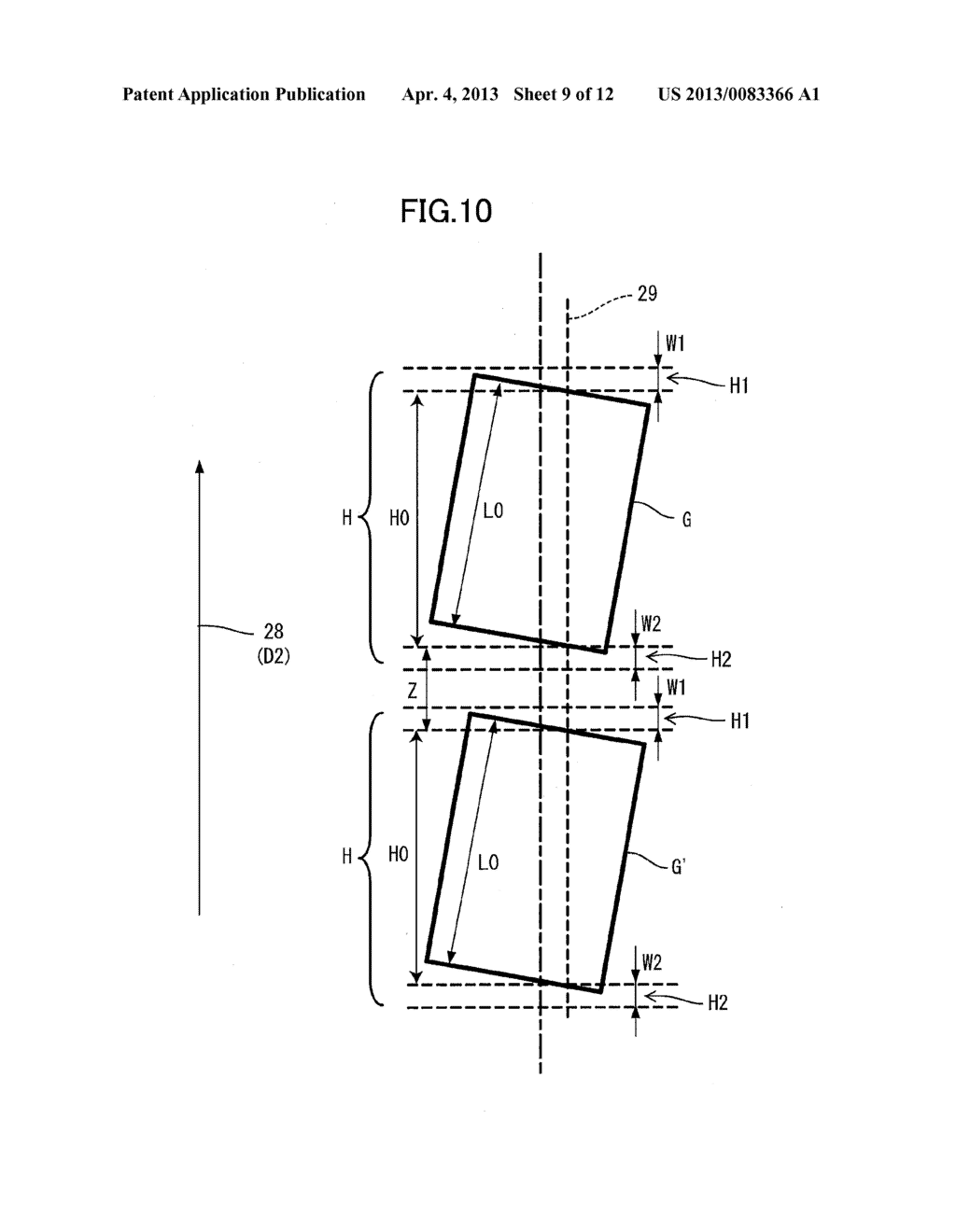 IMAGE READING DEVICE CAPABLE OF READING SKEW SHEET WITHOUT IMAGE LOSS - diagram, schematic, and image 10