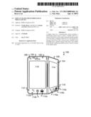 DISPLAY FRAME FOR HANDHELD DUAL DISPLAY DEVICE diagram and image