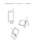 DISPLAY FRAME FOR HANDHELD DUAL DISPLAY DEVICE diagram and image