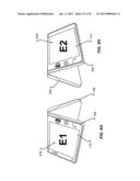 DISPLAY FRAME FOR HANDHELD DUAL DISPLAY DEVICE diagram and image