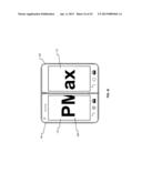 DISPLAY FRAME FOR HANDHELD DUAL DISPLAY DEVICE diagram and image