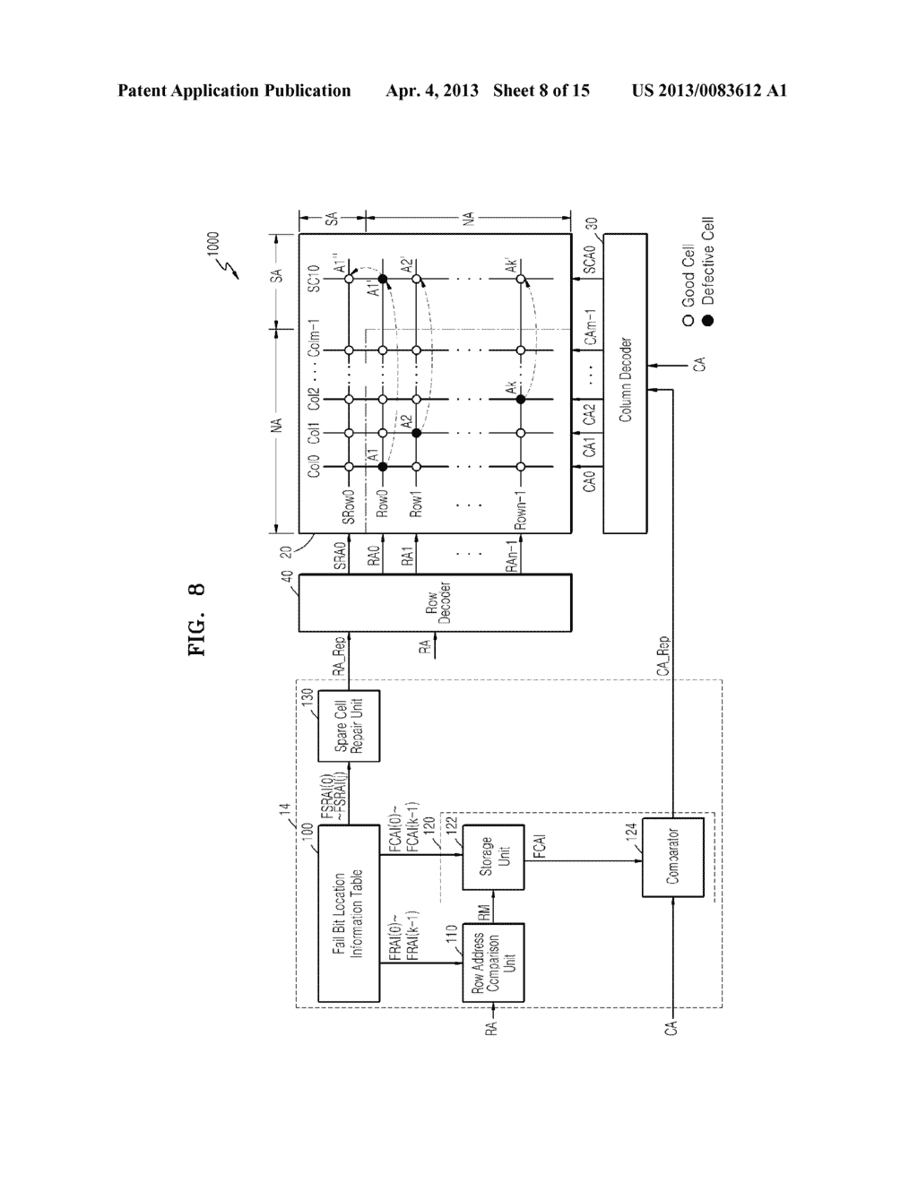 MEMORY DEVICE INCLUDING REPAIR CIRCUIT AND REPAIR METHOD THEREOF - diagram, schematic, and image 09