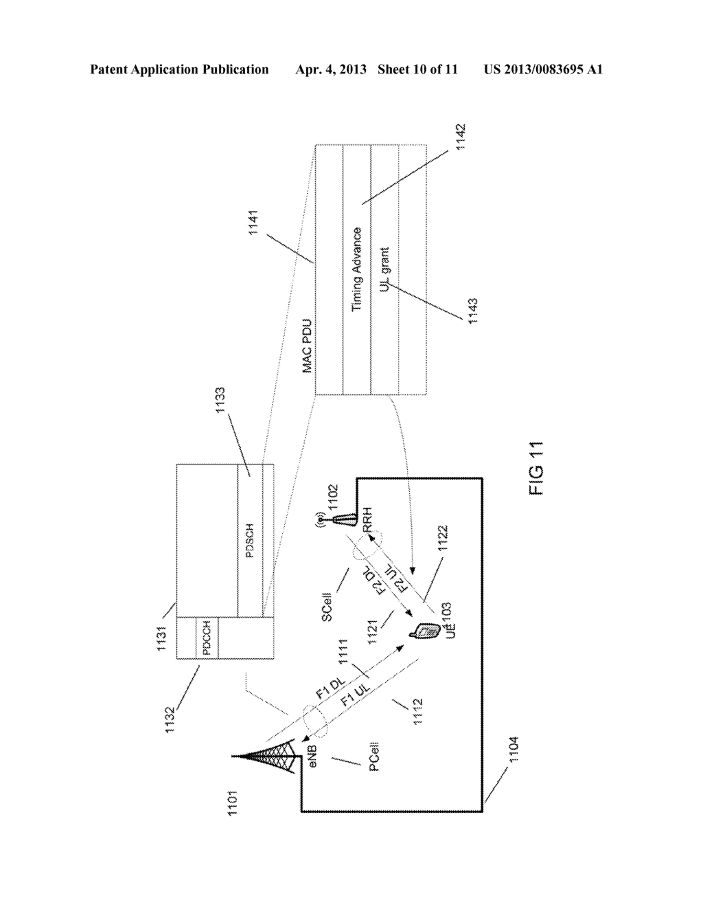 METHOD FOR CONTENTION BASED RANDOM ACCESS ON A SECONDARY CARRIER - diagram, schematic, and image 11