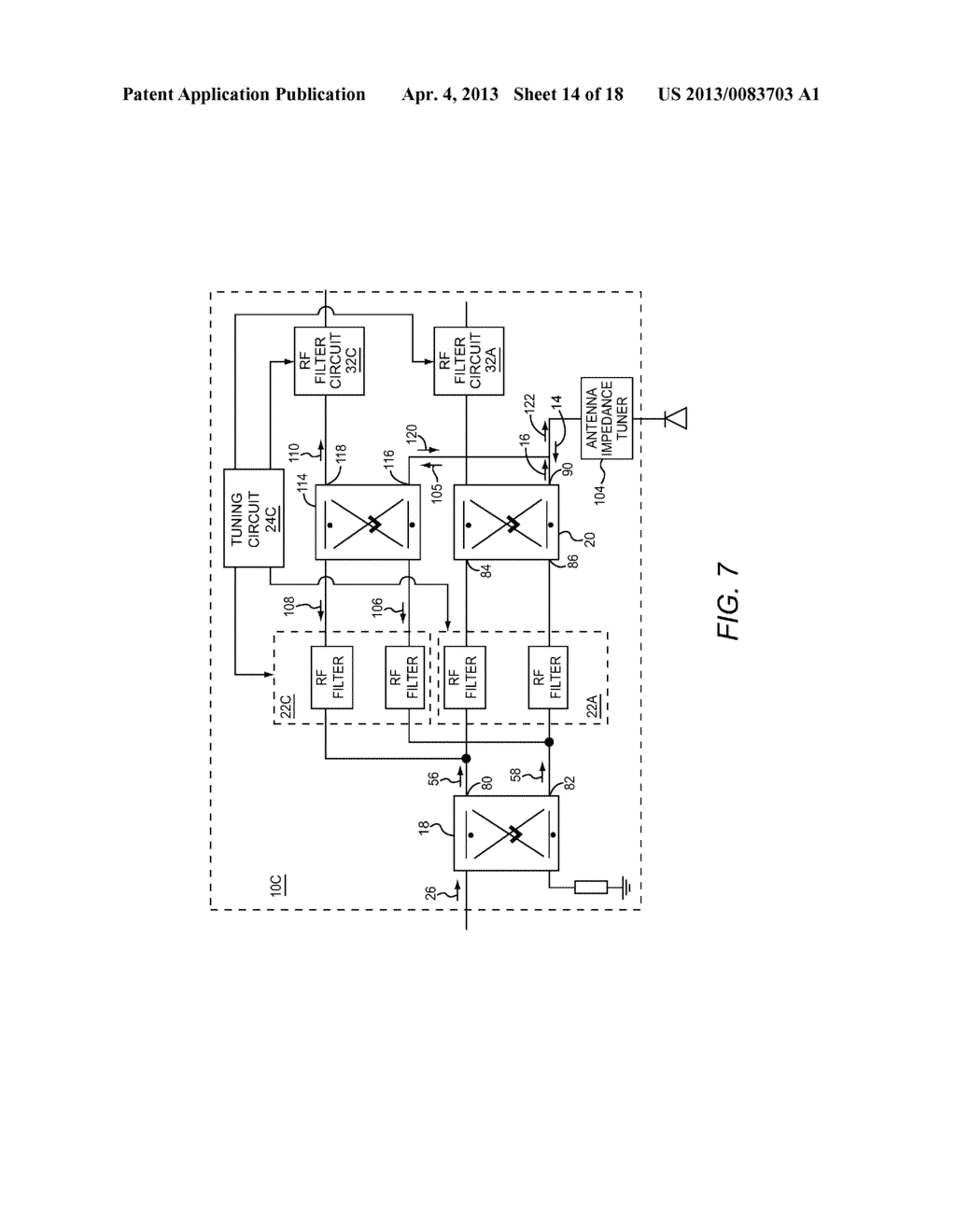 TUNABLE DUPLEXER ARCHITECTURE - diagram, schematic, and image 15