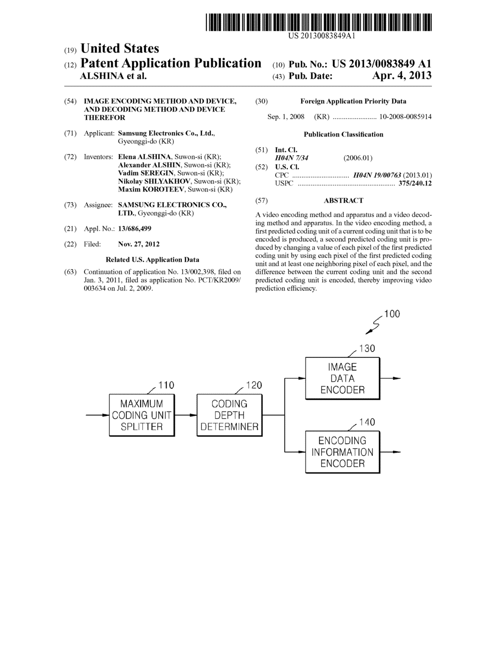 IMAGE ENCODING METHOD AND DEVICE, AND DECODING METHOD AND DEVICE THEREFOR - diagram, schematic, and image 01