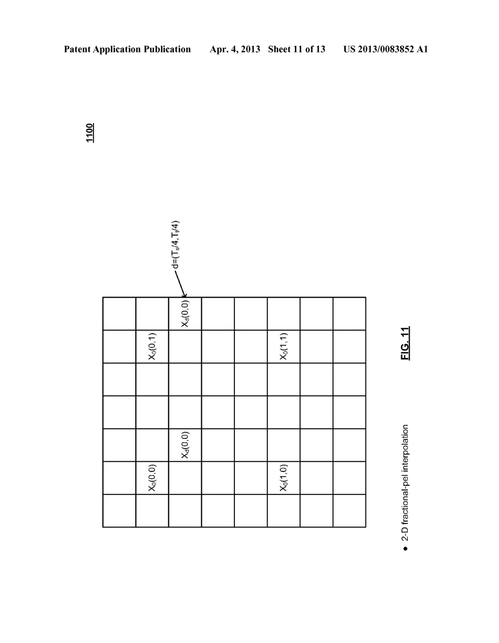 Two-dimensional motion compensation filter operation and processing - diagram, schematic, and image 12