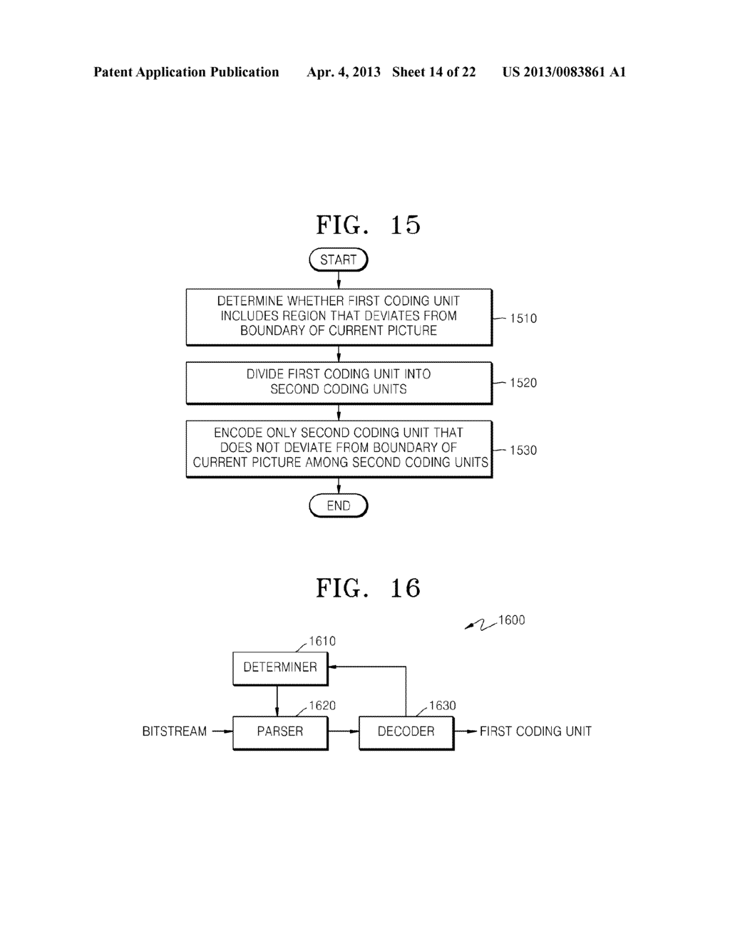 METHOD AND APPARATUS FOR ENCODING AND DECODING CODING UNIT OF PICTURE     BOUNDARY - diagram, schematic, and image 15