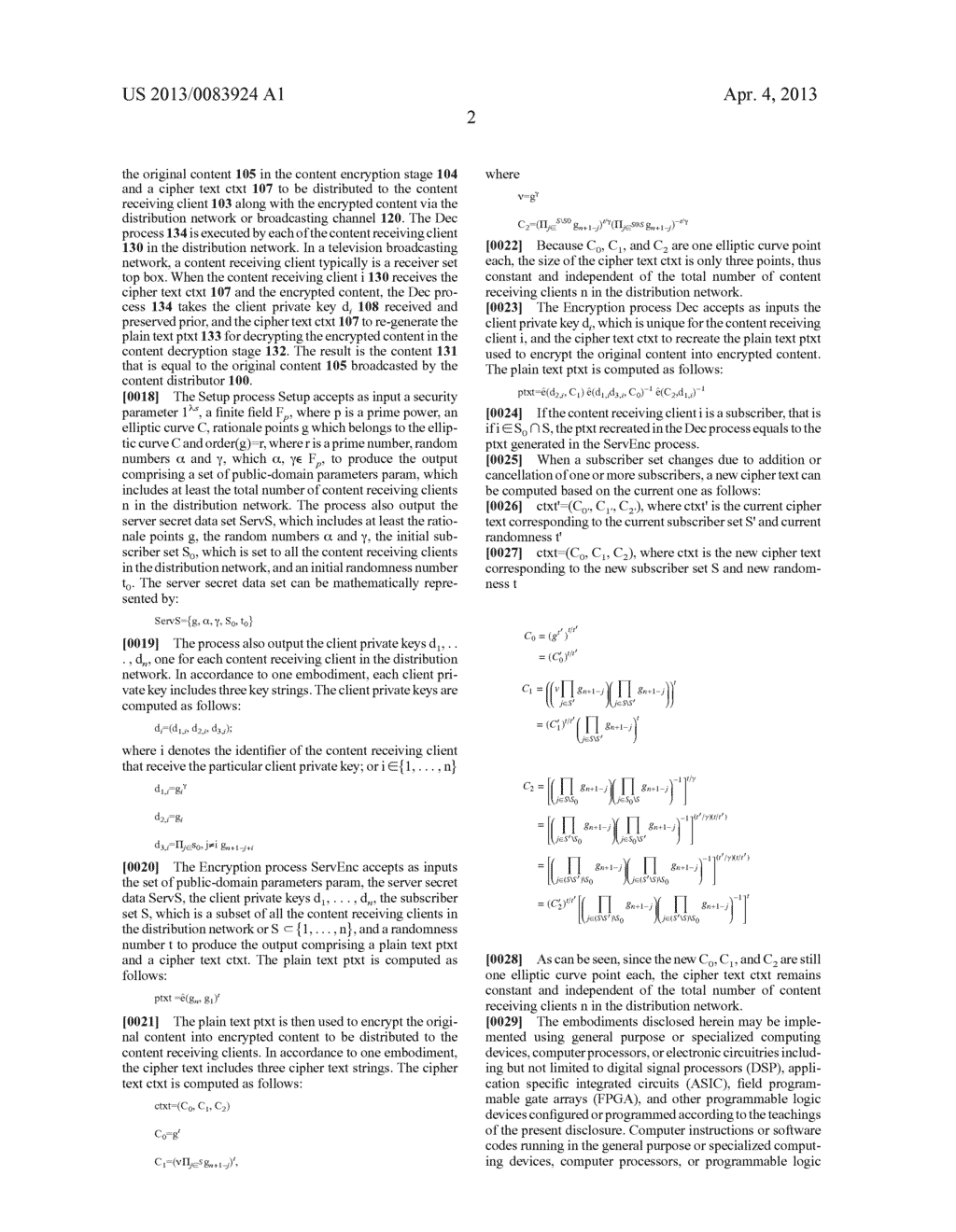 SYSTEMS AND METHODS FOR BROADCAST ENCRYPTION OPTIMIZATION AND SCALABILITY - diagram, schematic, and image 04