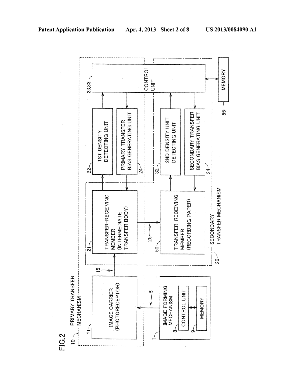 WET-TYPE IMAGE FORMING APPARATUS AND METHOD OF SETTING TRANSFER BIAS IN     WET-TYPE IMAGE FORMING APPARATUS - diagram, schematic, and image 03