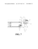 APPARATUS WITH A HANDLE HAVING A RELEASE MECHANISM diagram and image