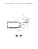 APPARATUS WITH A HANDLE HAVING A RELEASE MECHANISM diagram and image