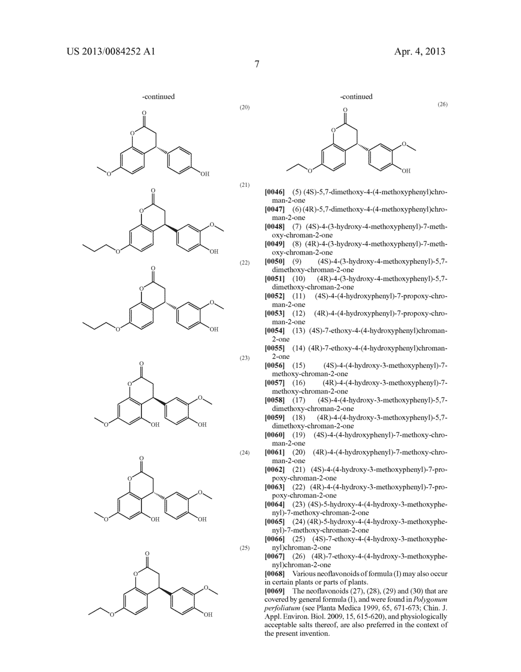 Use of certain neoflavonoids for intensifying and/or producing a sensory     impression of sweetness - diagram, schematic, and image 08