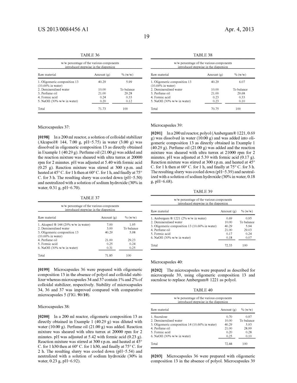 STABLE FORMALDEHYDE-FREE MICROCAPSULES - diagram, schematic, and image 30