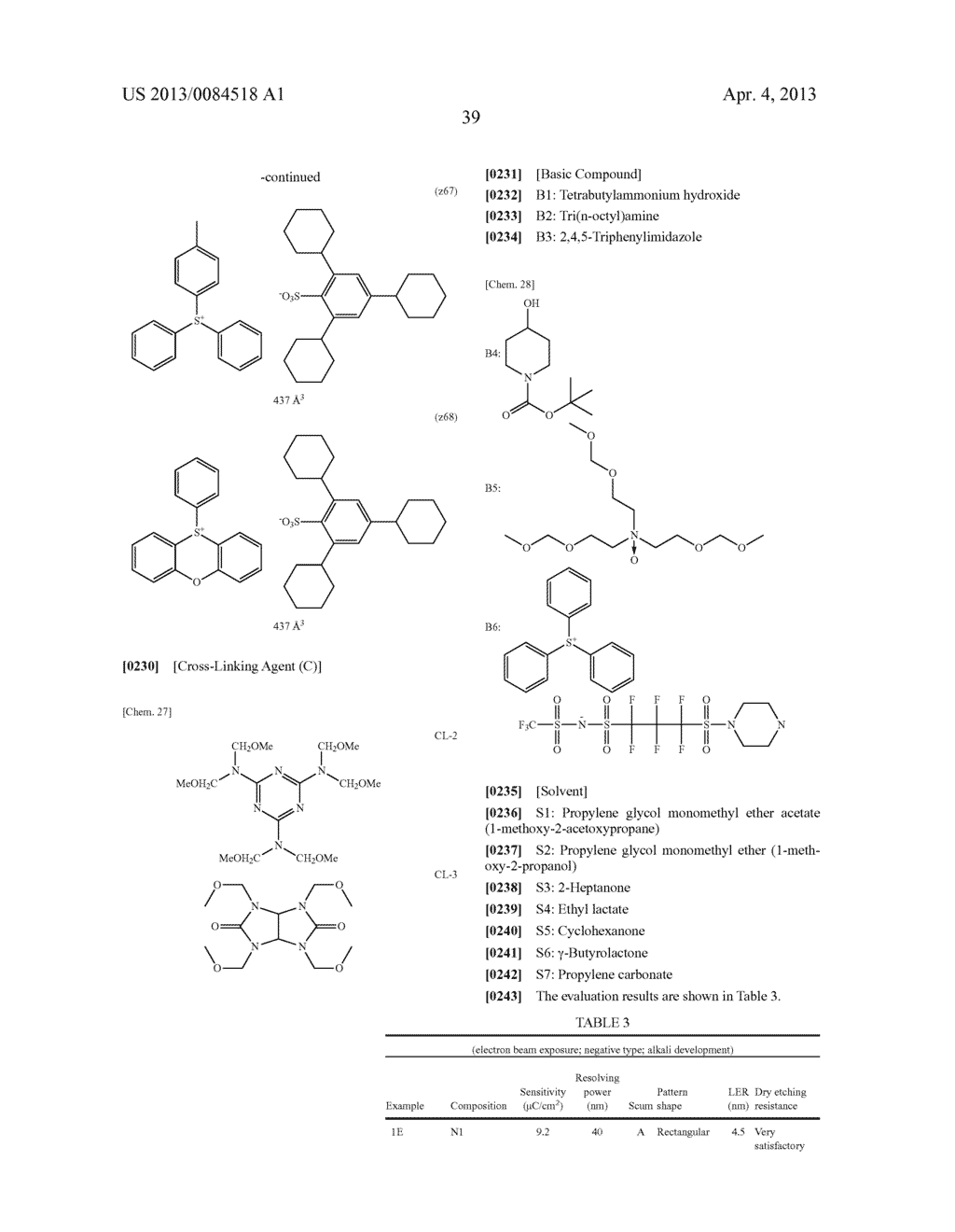 NEGATIVE CHEMICAL AMPLIFICATION RESIST COMPOSITION, RESIST FILM, AND,     RESIST-COATED MASK BLANKS, METHOD FOR FORMING RESIST PATTERN, AND     PHOTOMASK, EACH USING THE SAME - diagram, schematic, and image 40