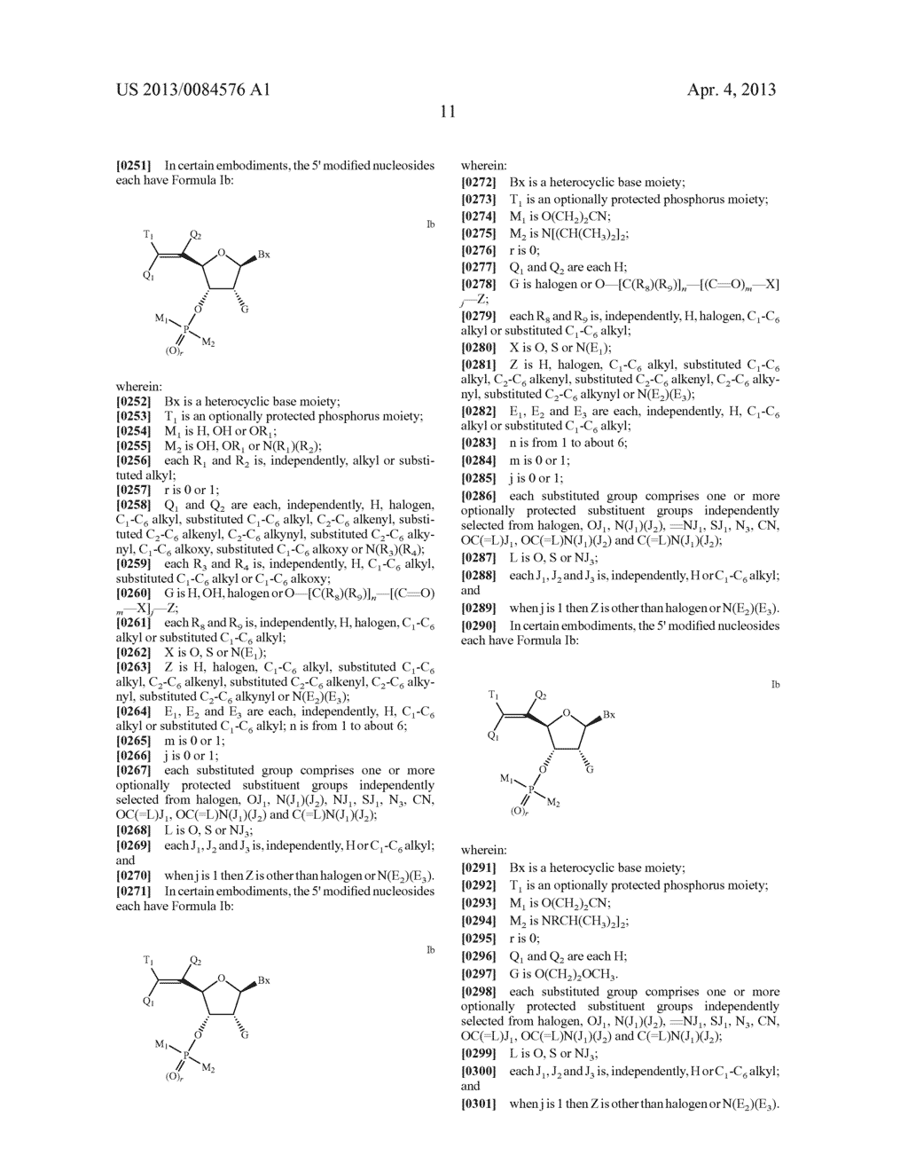 MODIFIED NUCLEOSIDES, ANALOGS THEREOF AND OLIGOMERIC COMPOUNDS PREPARED     THEREFROM - diagram, schematic, and image 12