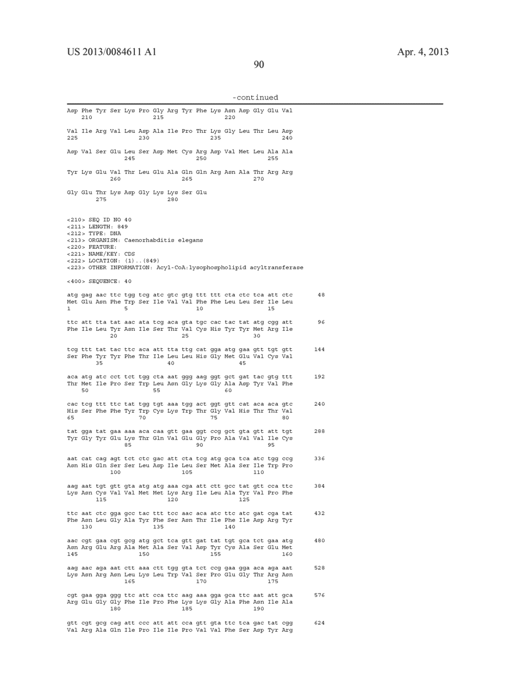 Novel Plant Acyltransferases Specific for Long-Chained, Multiply     Unsaturated Fatty Acids - diagram, schematic, and image 128