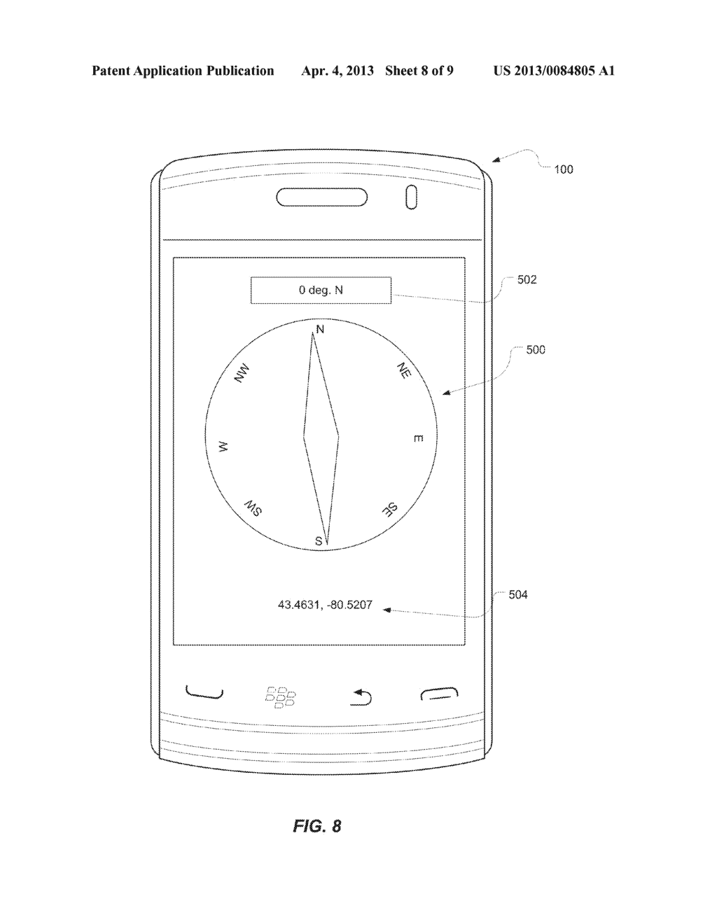 Orientation Determination For A Mobile Device - diagram, schematic, and image 09