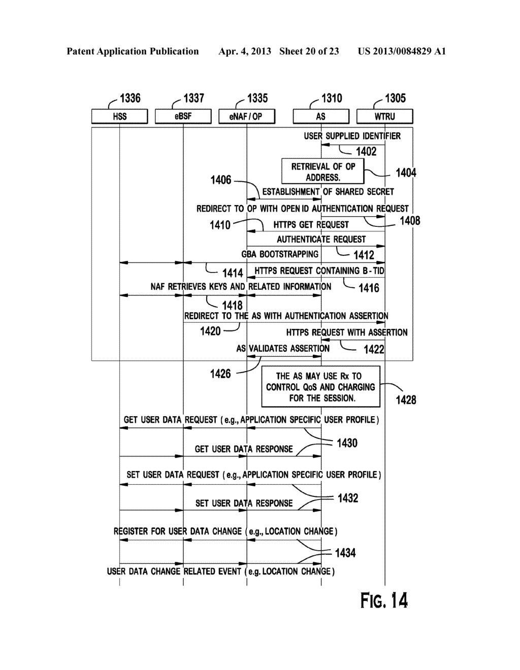 METHOD AND APPARATUS FOR ENABLING ACCESS TO APPLICATIONS INTEGRATED WITH A     VISITED NETWORK - diagram, schematic, and image 21