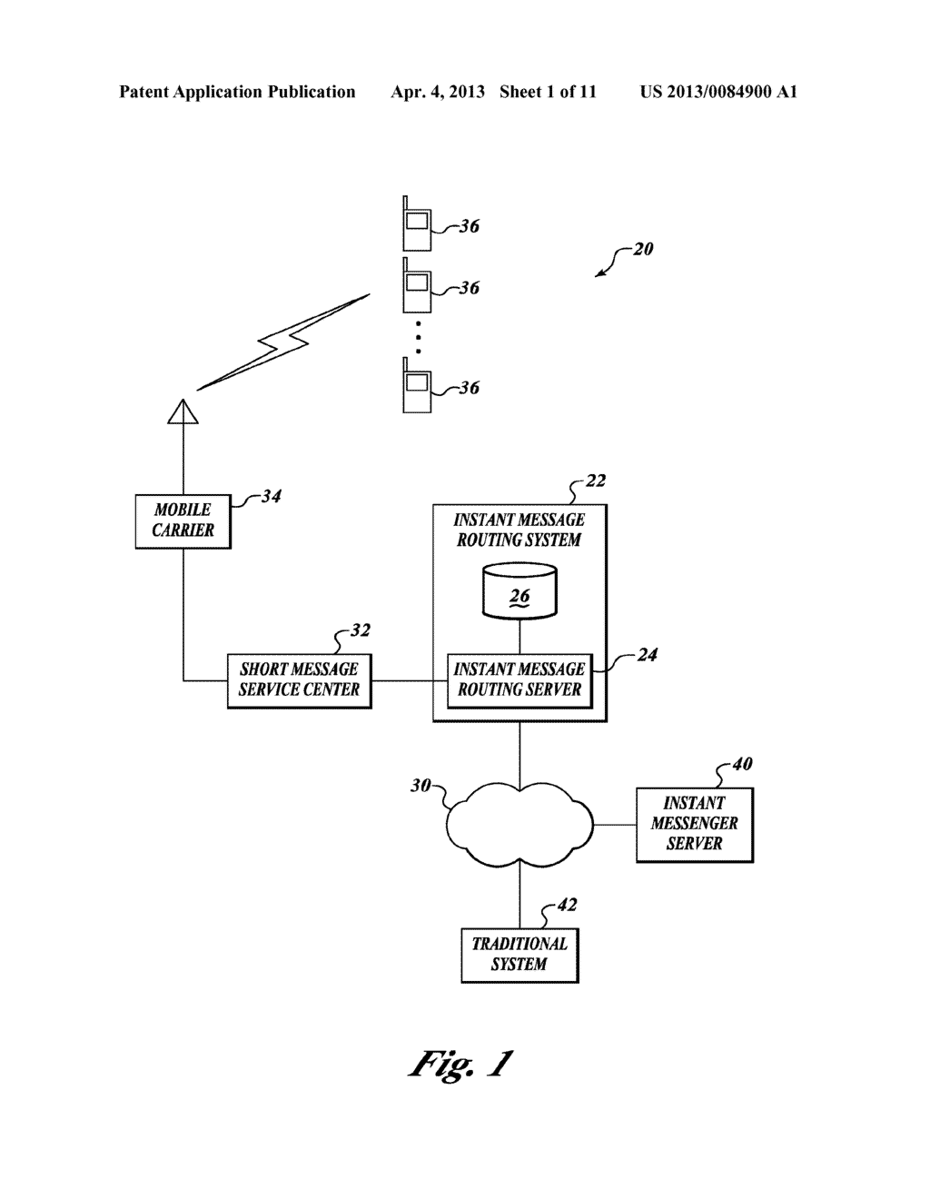 Mobile device based messaging - diagram, schematic, and image 02