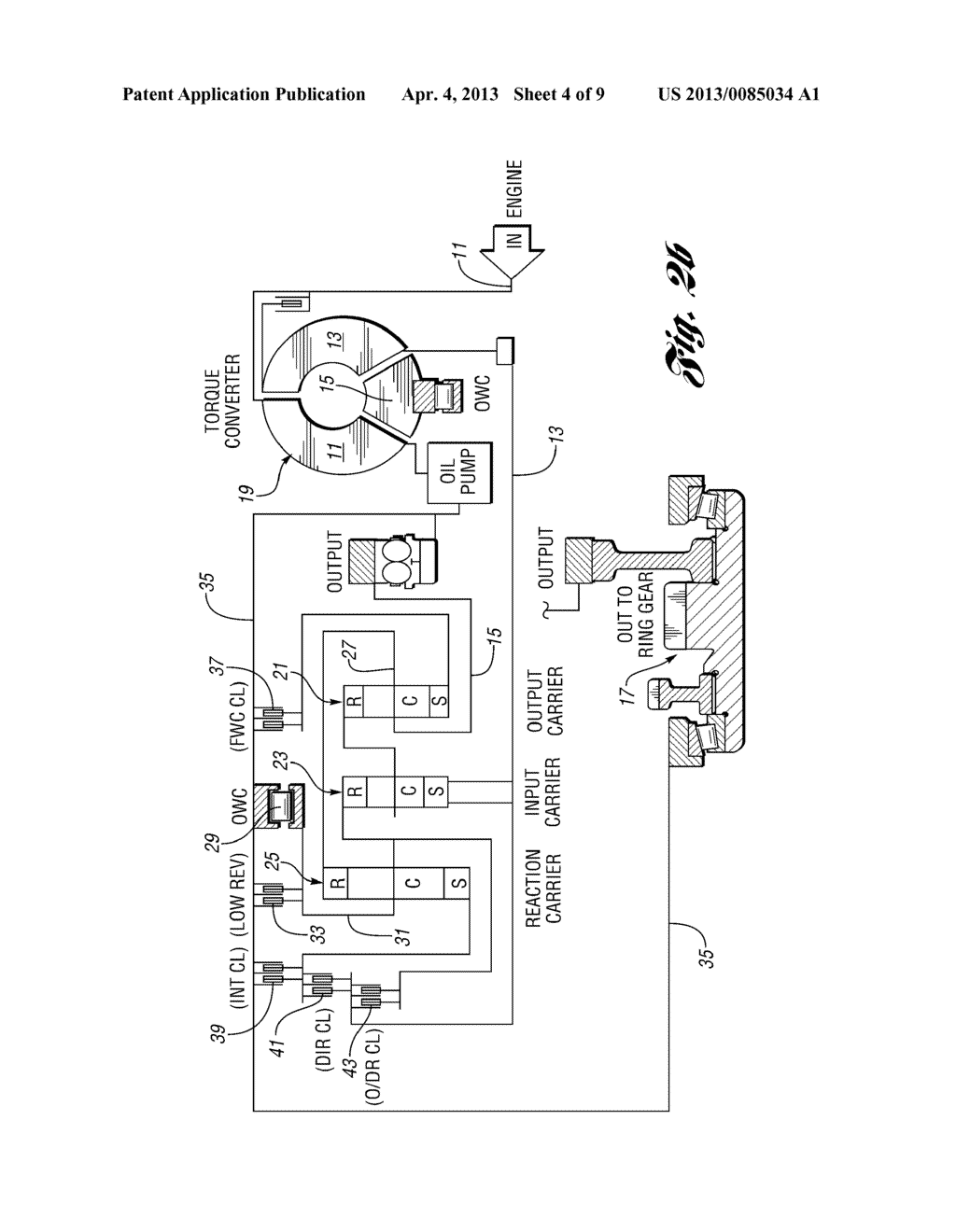 Ratio Shift Control System And Method For A Multiple-Ratio Automatic     Transmission - diagram, schematic, and image 05