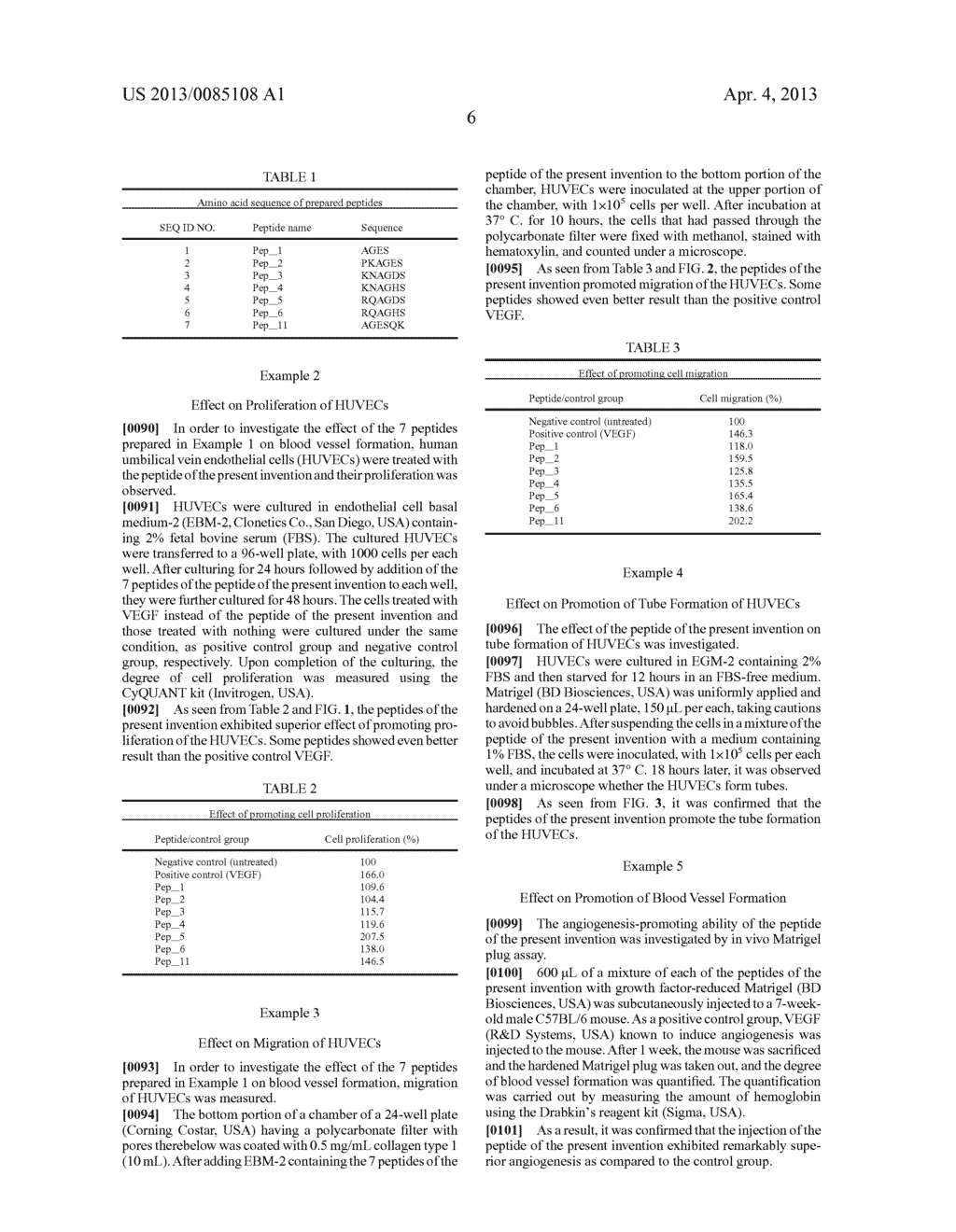 PEPTIDES FOR PROMOTING ANGIOGENESIS AND AN USE THEREOF - diagram, schematic, and image 09