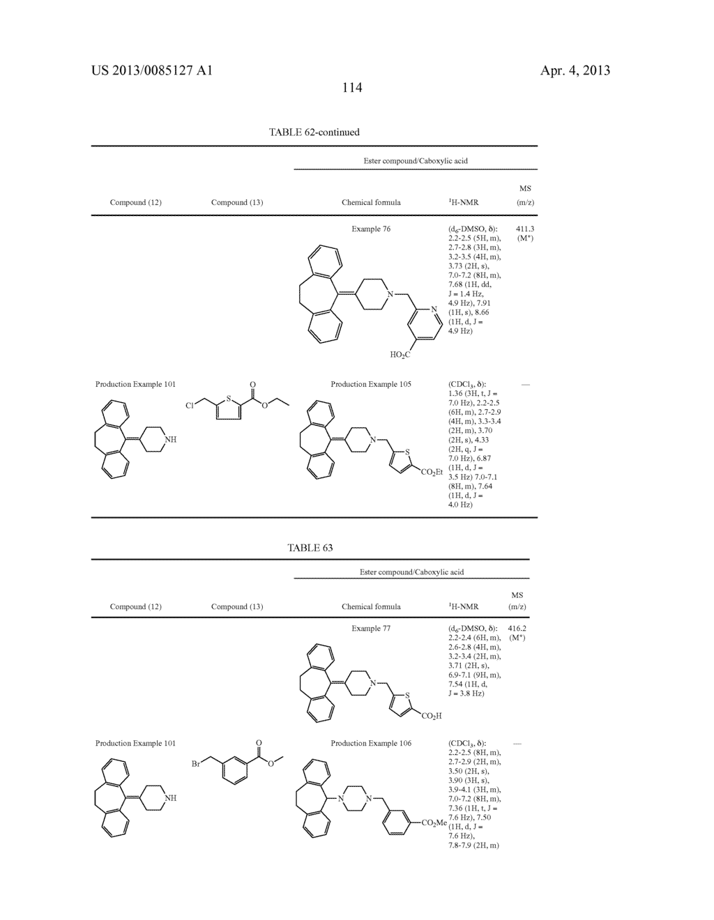 HETEROCYCLIC COMPOUND AND H1 RECEPTOR ANTAGONIST - diagram, schematic, and image 120