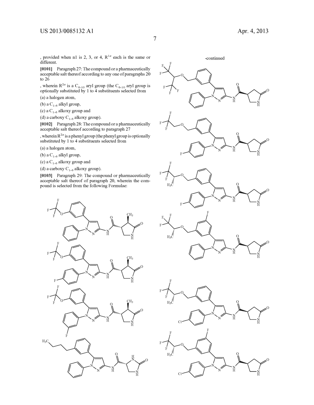 PYRAZOLE COMPOUND AND PHARMACEUTICAL USE THEREOF - diagram, schematic, and image 08