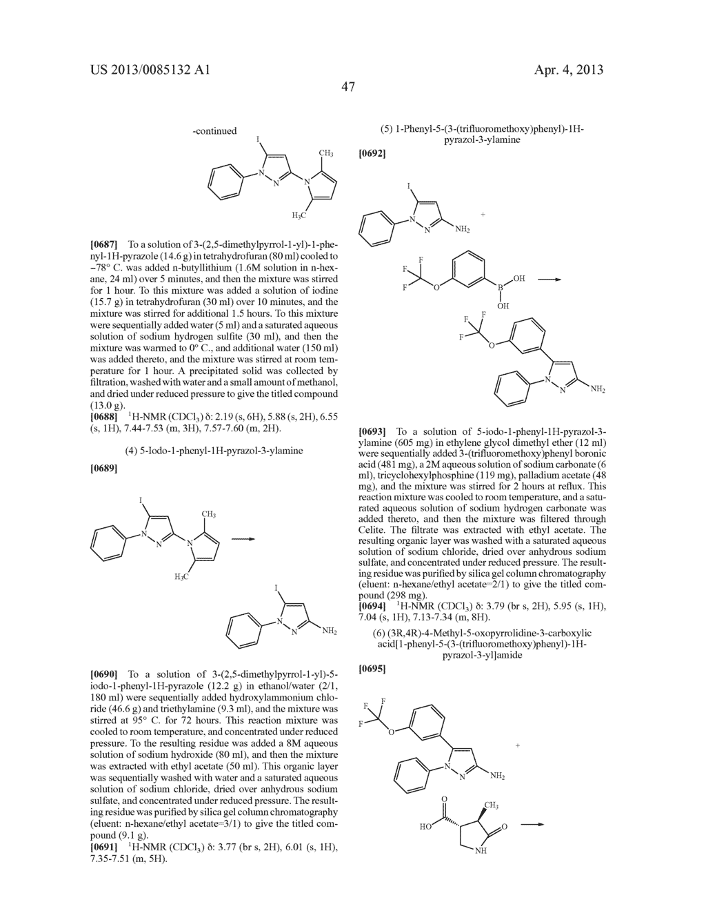PYRAZOLE COMPOUND AND PHARMACEUTICAL USE THEREOF - diagram, schematic, and image 48