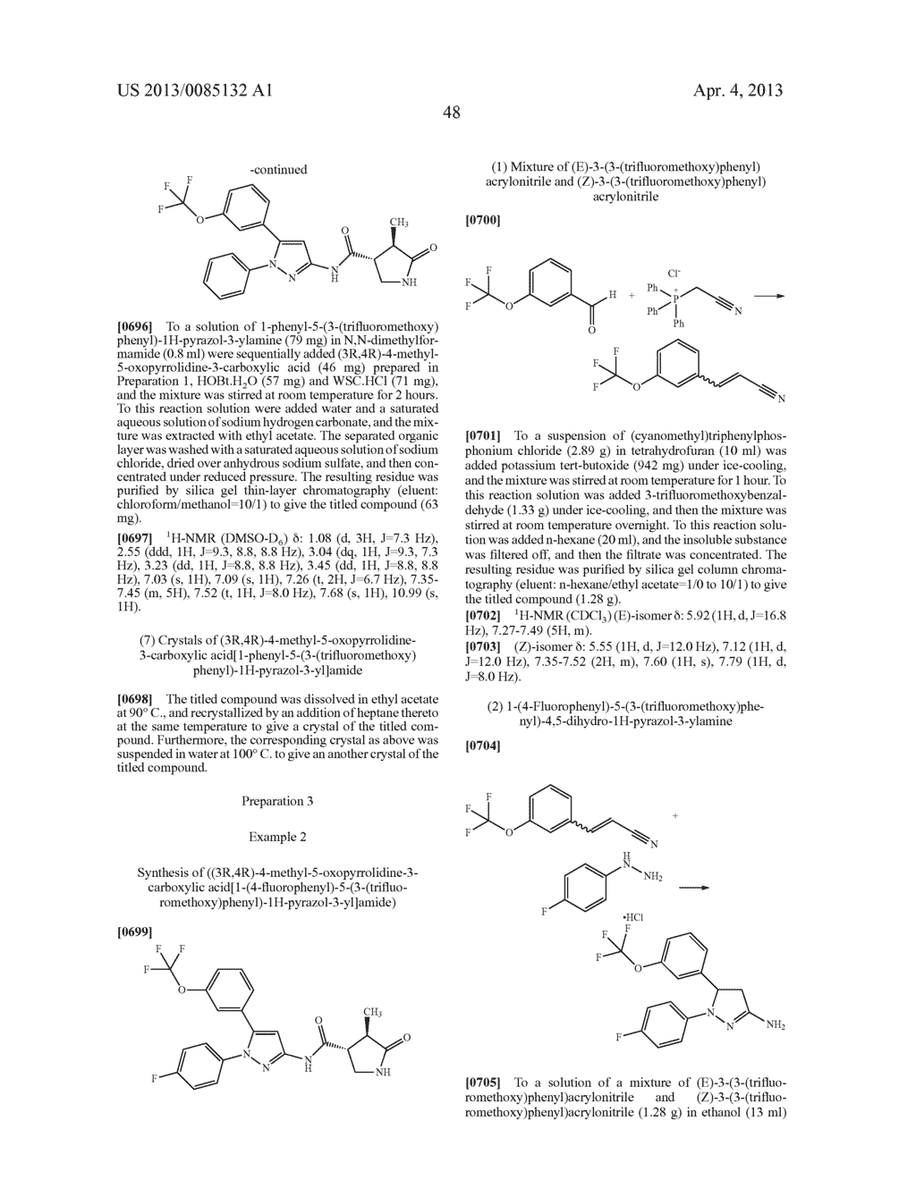 PYRAZOLE COMPOUND AND PHARMACEUTICAL USE THEREOF - diagram, schematic, and image 49