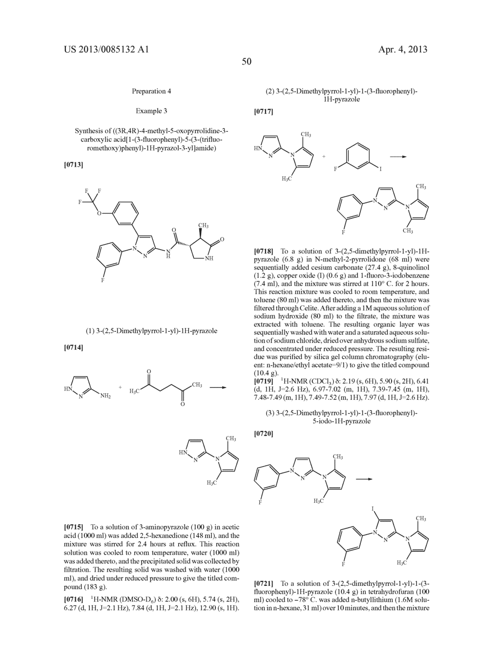 PYRAZOLE COMPOUND AND PHARMACEUTICAL USE THEREOF - diagram, schematic, and image 51