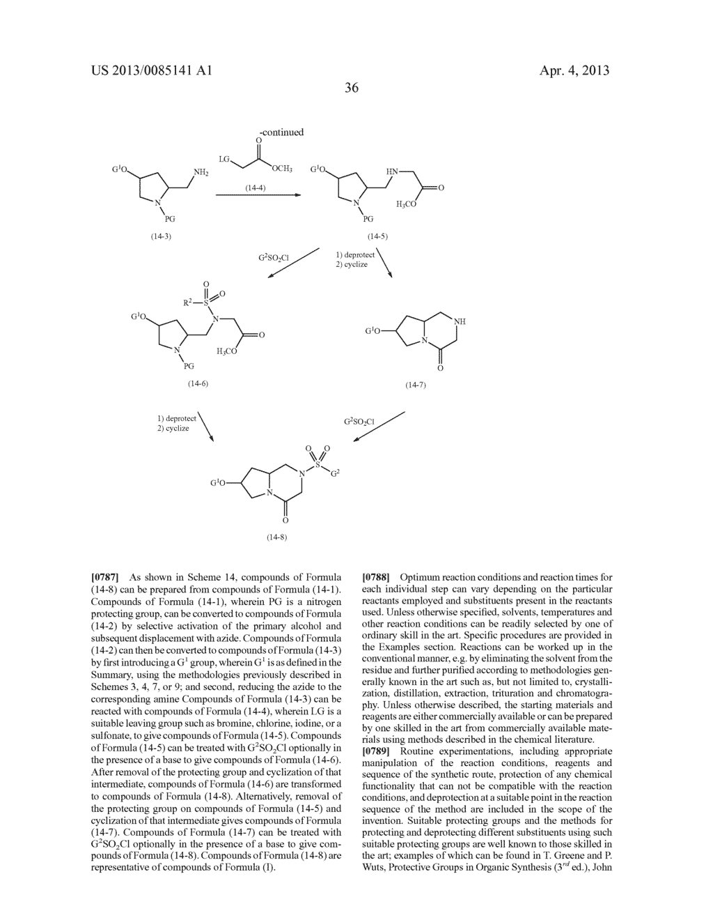 SUBSTITUTED OCTAHYDROPYRROLO[1,2-a]PYRAZINE SULFONAMIDES AS CALCIUM     CHANNEL BLOCKERS - diagram, schematic, and image 37