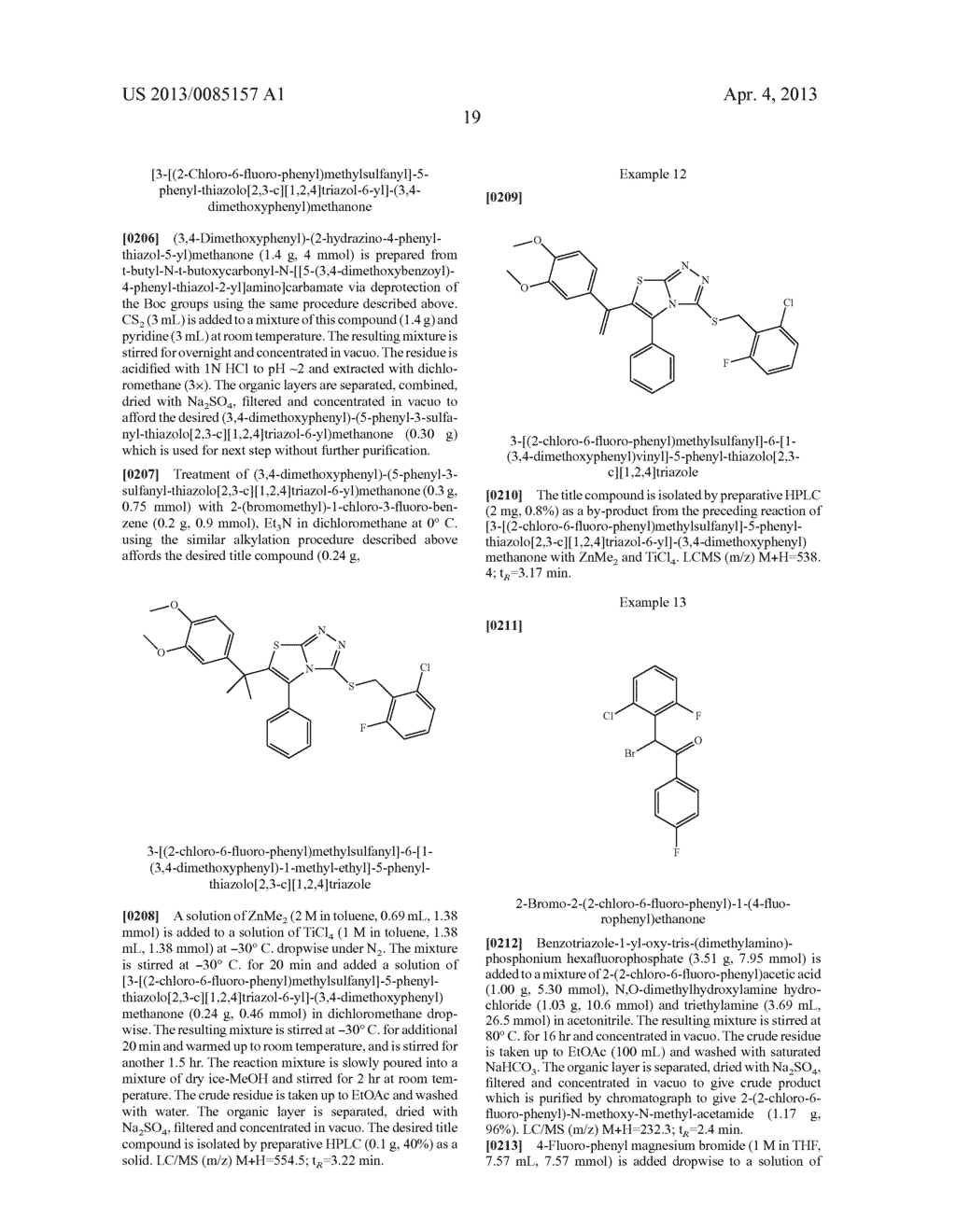 ARYLSUBSTITUTED THIAZOLOTRIAZOLES AND THIAZOLOIMIDAZOLES - diagram, schematic, and image 20