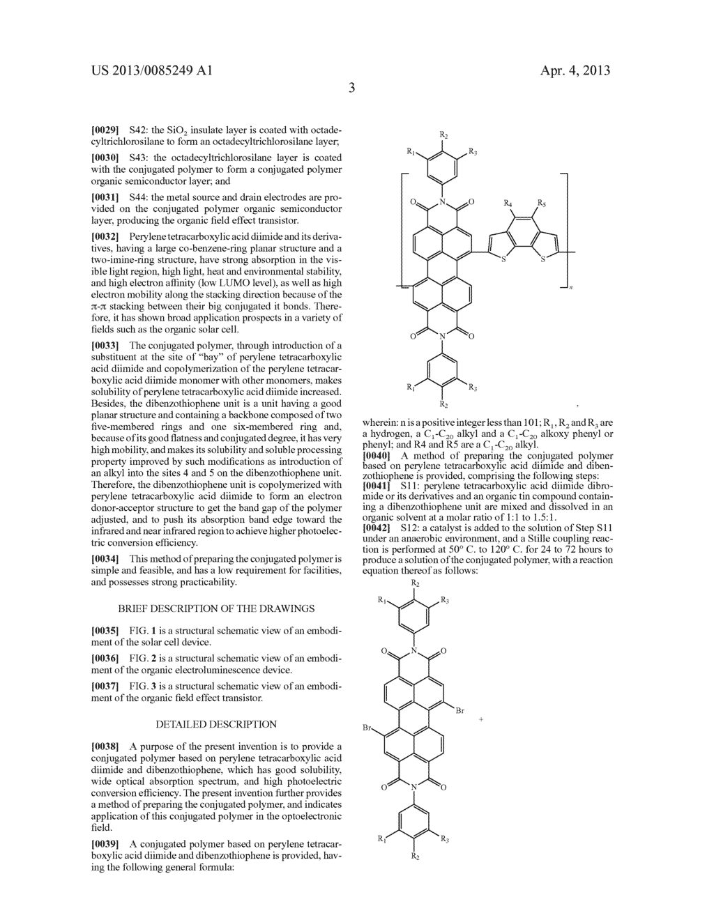 CONJUGATED POLYMER BASED ON PERYLENE TETRACARBOXYLIC ACID DIIMIDE AND     DIBENZOTHIOPHENE AND THE PREPARATION METHOD AND APPLICATION THEREOF - diagram, schematic, and image 05