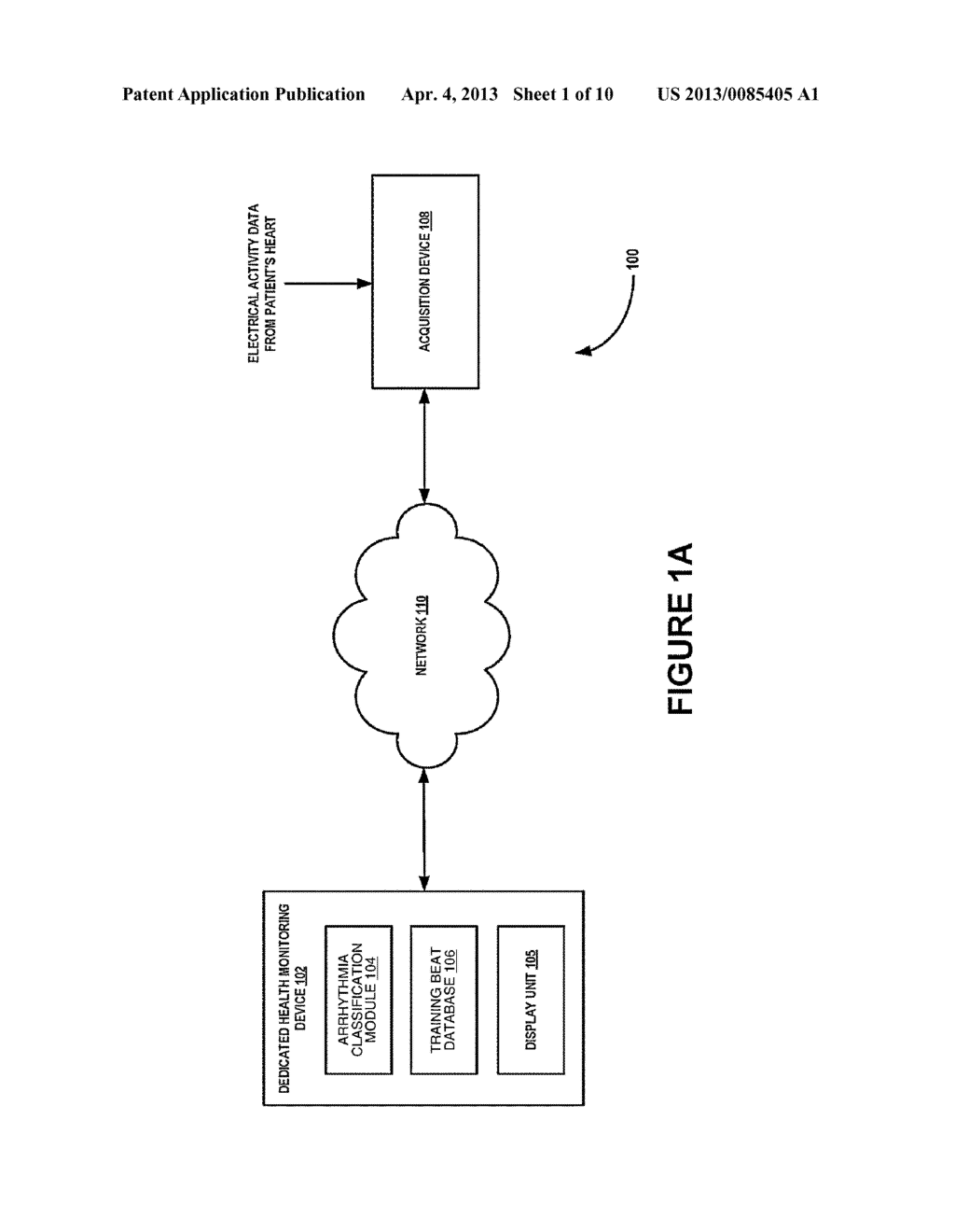 METHOD AND APPARATUS FOR CLASSIFYING CARDIAC ARRHYTHMIA - diagram, schematic, and image 02