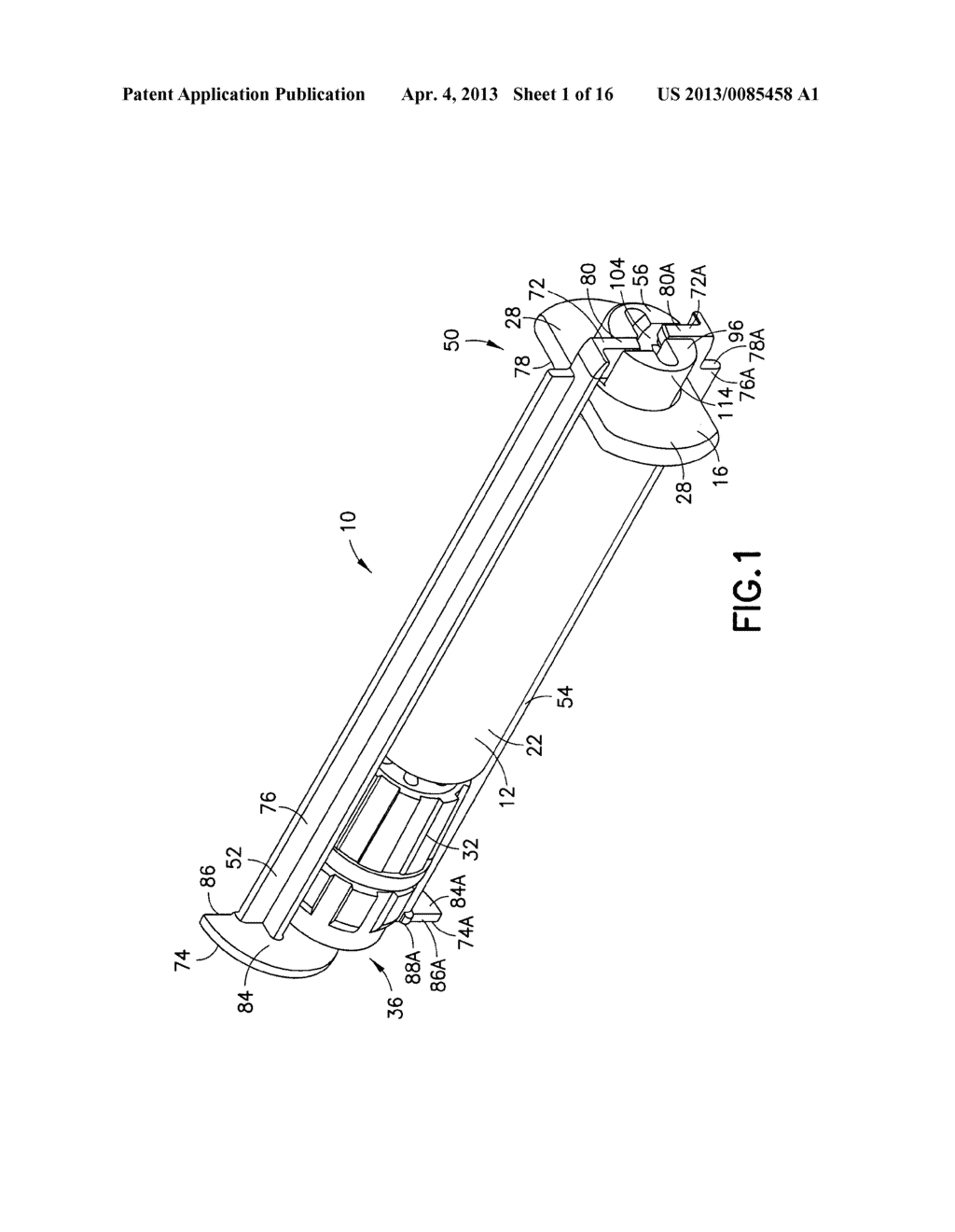 Syringe Having Dual Pivoting Arm Plunger Rod - diagram, schematic, and image 02