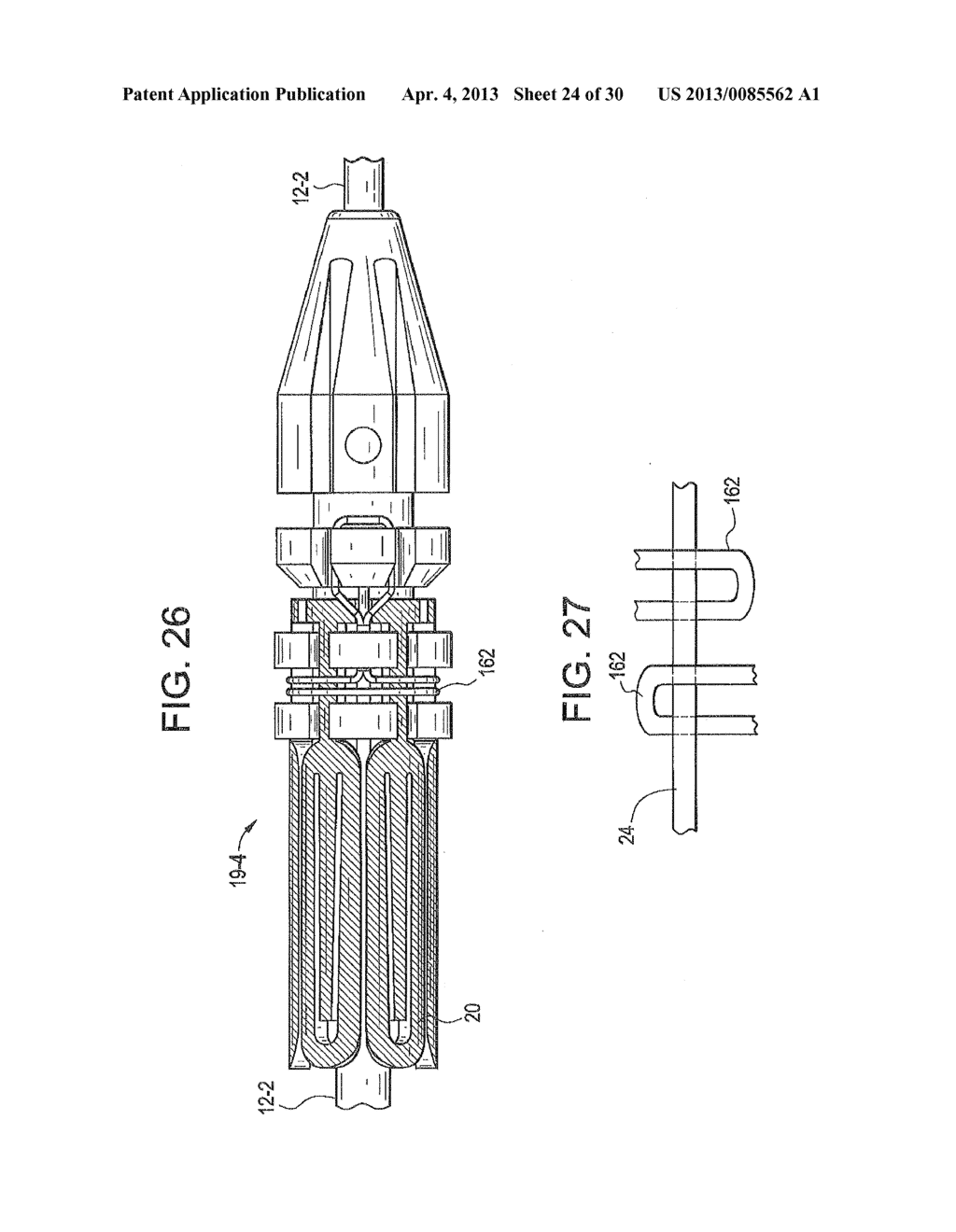 APPARATUS FOR AND METHOD OF PULLING A TENSILE MEMBER FROM A MEDICAL DEVICE - diagram, schematic, and image 25