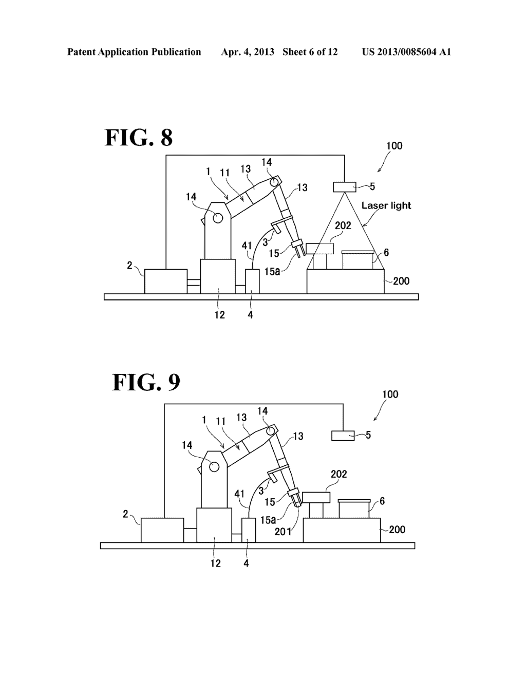 ROBOT APPARATUS, ROBOT SYSTEM, AND METHOD FOR PRODUCING A TO-BE-PROCESSED     MATERIAL - diagram, schematic, and image 07