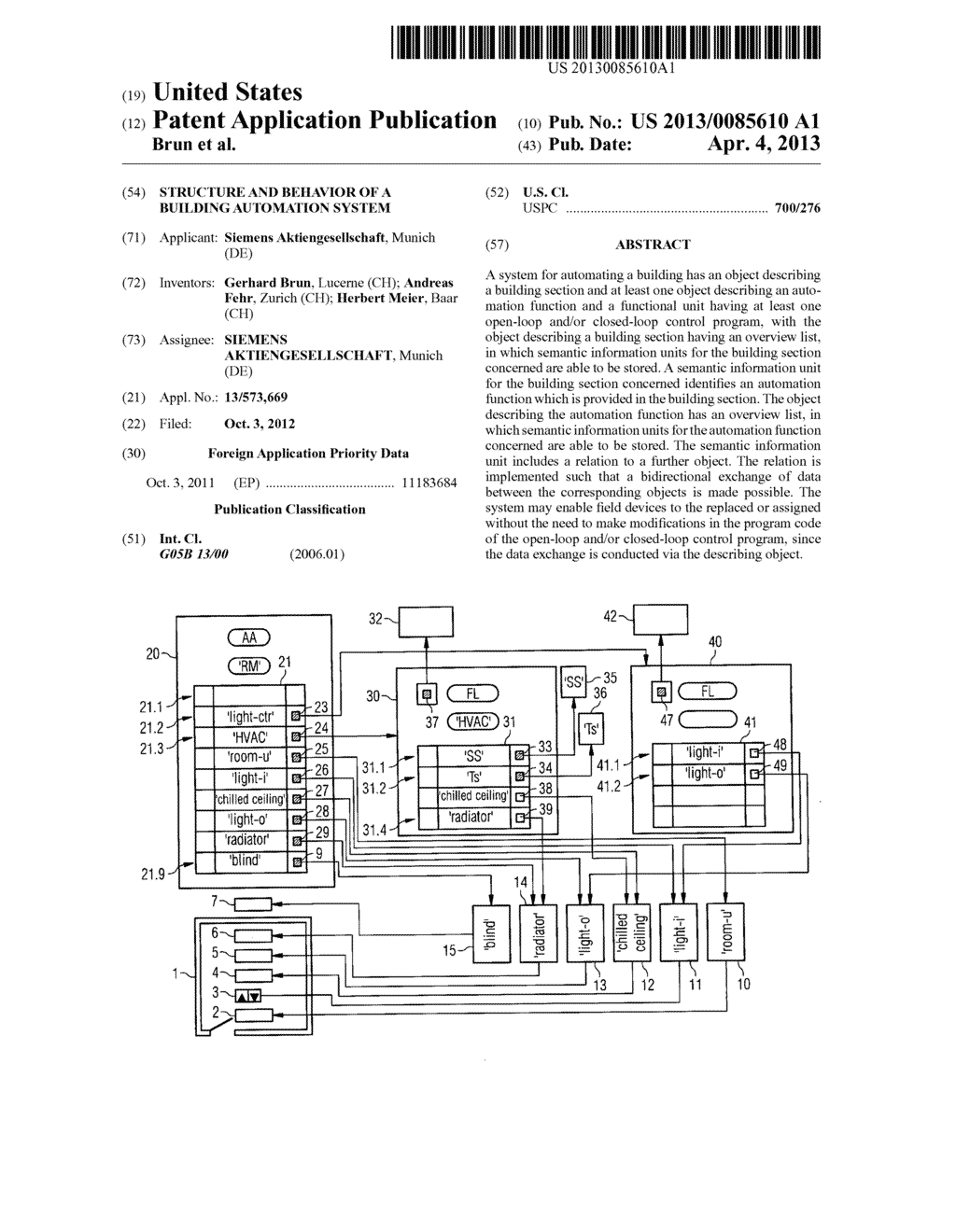 Structure and behavior of a building automation system - diagram, schematic, and image 01