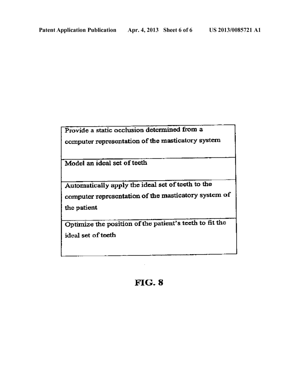 SYSTEM AND METHOD FOR POSITIONING TEETH - diagram, schematic, and image 07